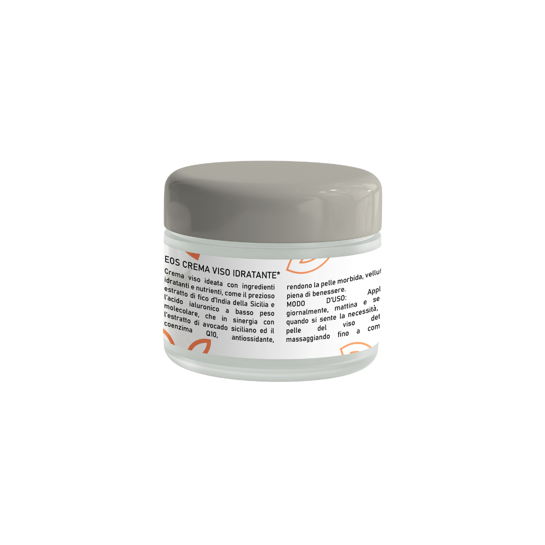 Crema viso naturale, marca Bothania, idratante e nutriente, 98% ingredienti di origine naturale.50ml