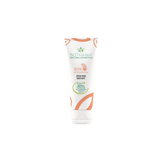 CREMA MANI NATURALE, IDRATANTE E NUTRIENTE, MARCA BOTHANIA, 97,72% DI INGREDIENTI NATURALI.